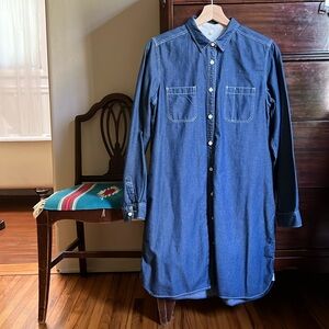 Muji Chambray Shirtdress